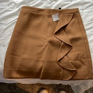 JCrew Tan Wool Skirt